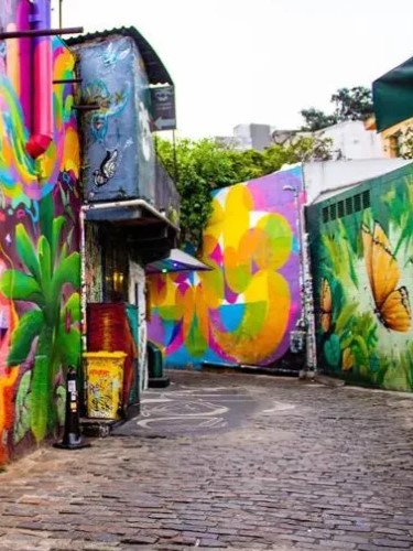 Beco do Batman street art, Vila Madalena